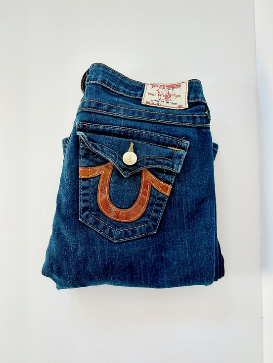 True Religion Denim - True Religion Joey Flare Jeans 29 Womens Denim Twisted Inseam Dark Wash